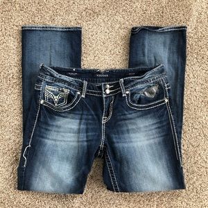 Vigoss The New York Slim Bootcut Dark Wash Jeans